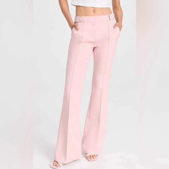 LoveShackFancy Pants - LoveShackFancy Costella Pant, Pale Rose